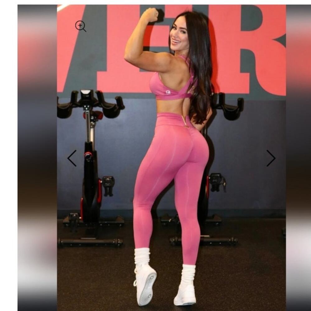Bombshell Sportswear Victory Leggings XL Pink